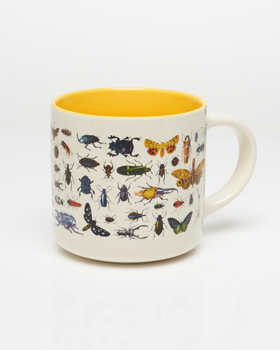 Beetles & Butterflies, Flutter & Fly 430 mL Ceramic Mug