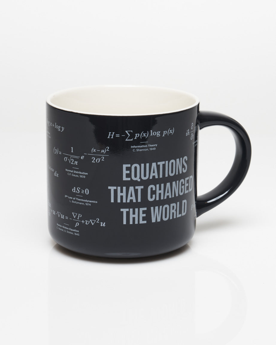 Equations That Changed the World 430 mL Ceramic Mug