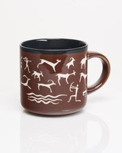 Cave Paintings Hand Carved 430 mL Ceramic Mug