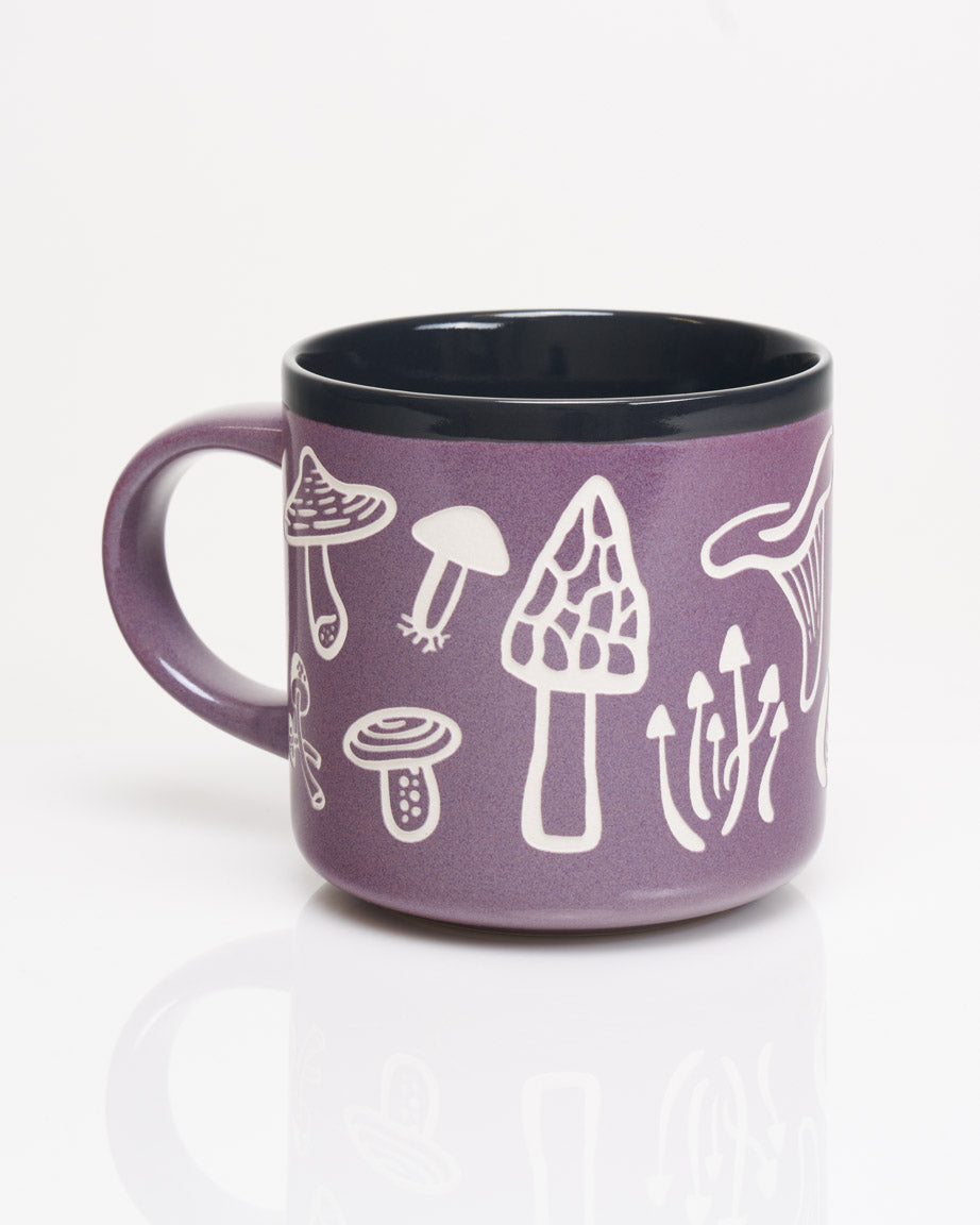 Fabulous Fungi Hand Carved 430 mL Ceramic Mug