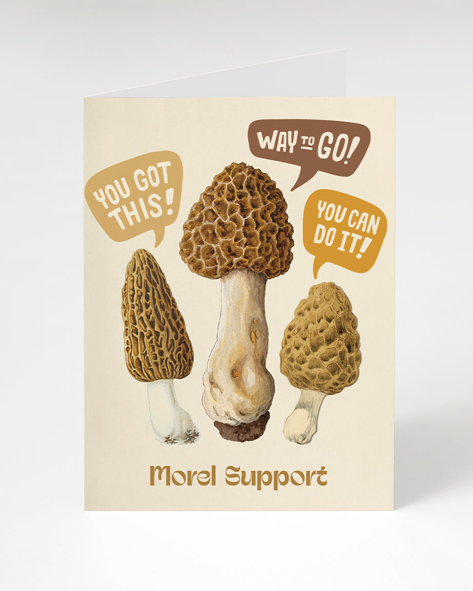 Morel Support Greeting Card