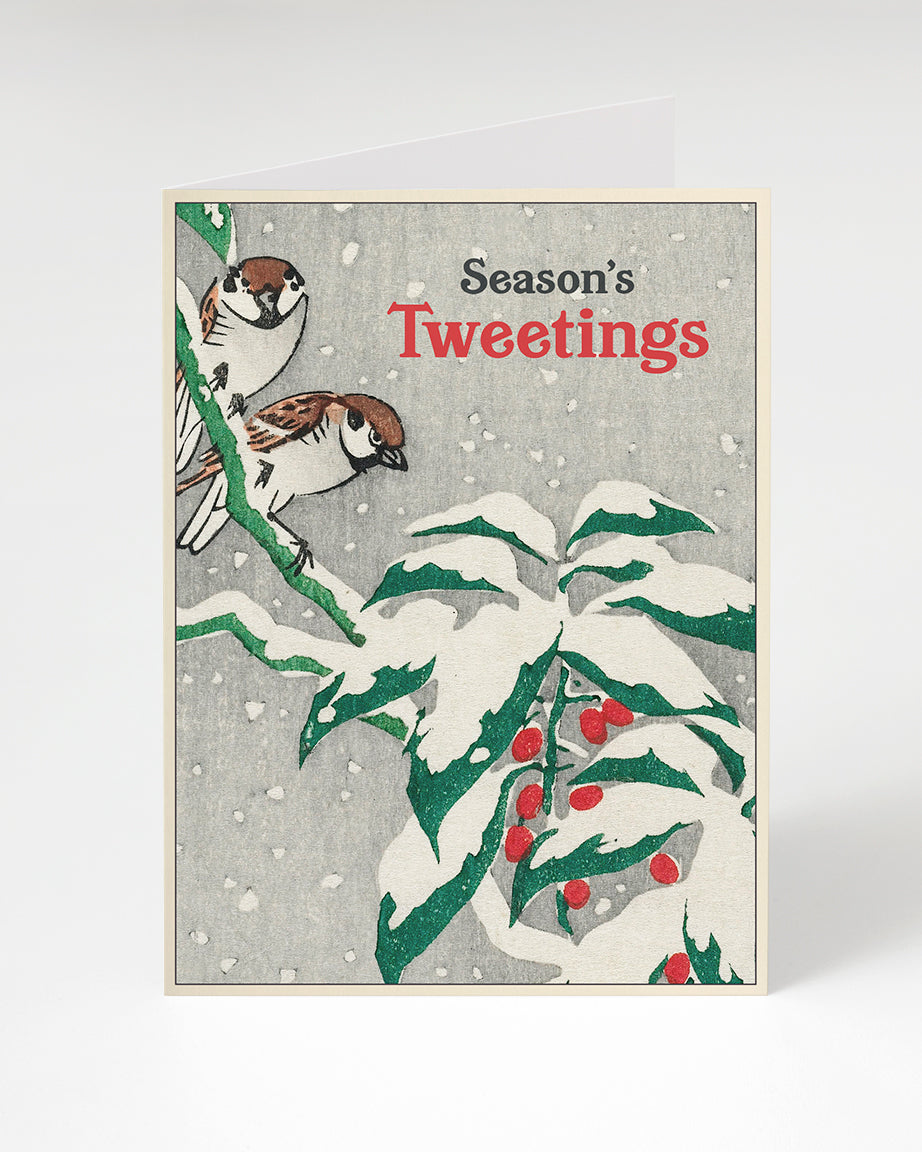Seasons Tweetings Greeting Card