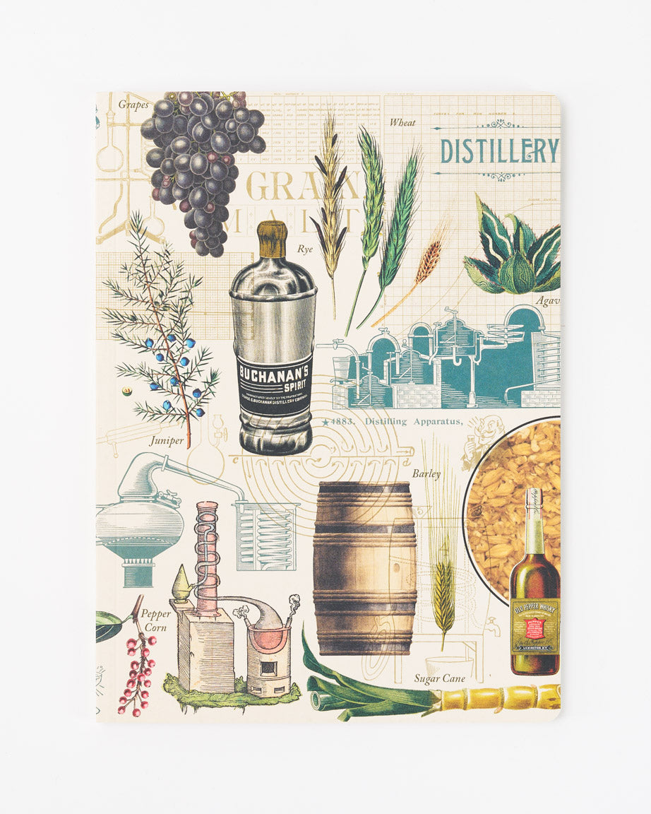 Spirits and Distilling Science Softcover Notebook - Lined