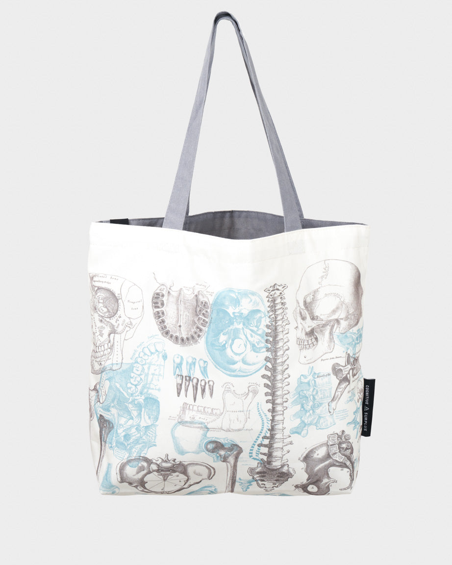 Skeleton Canvas Tote Bag