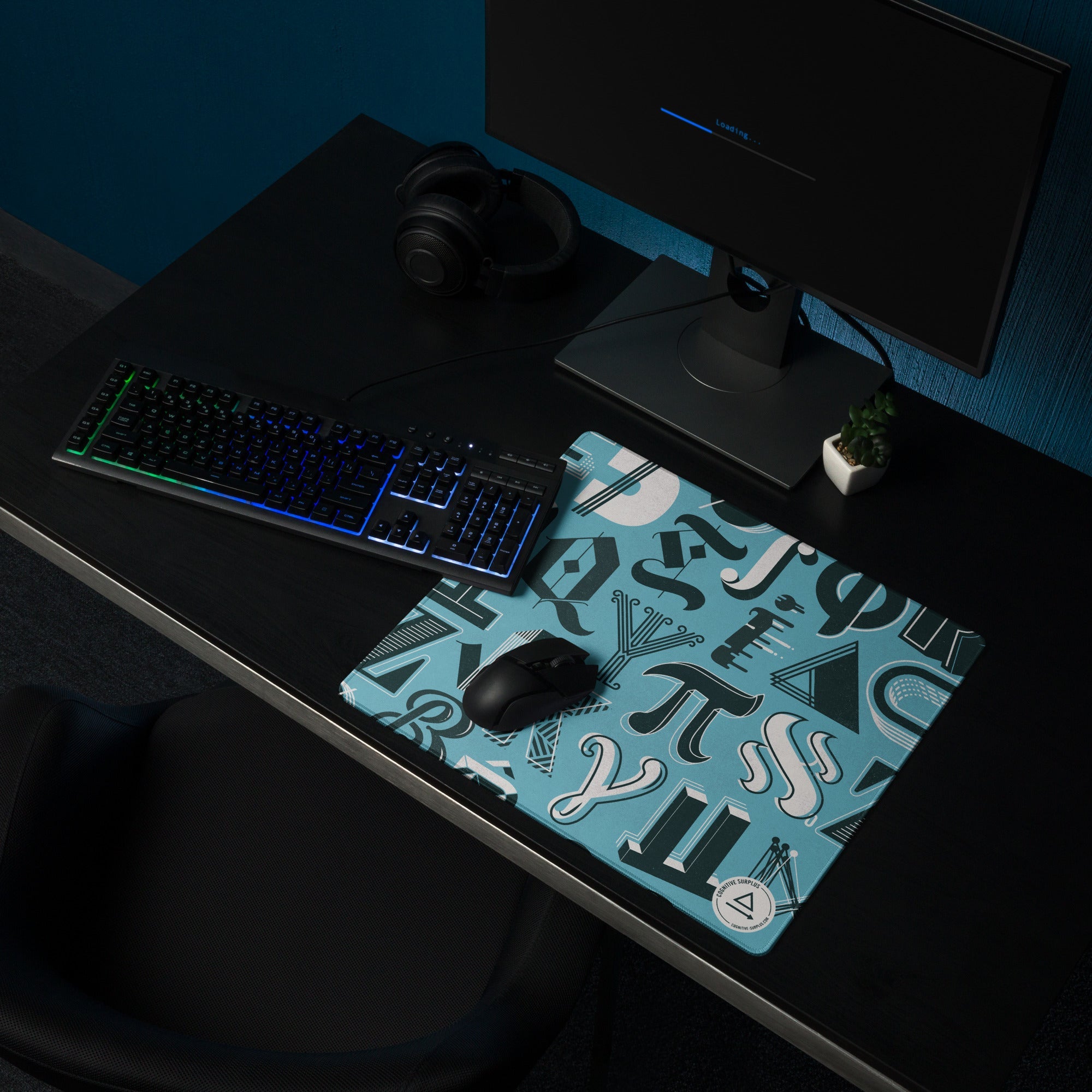 Mathematical Alphabet Gaming Mouse Pad