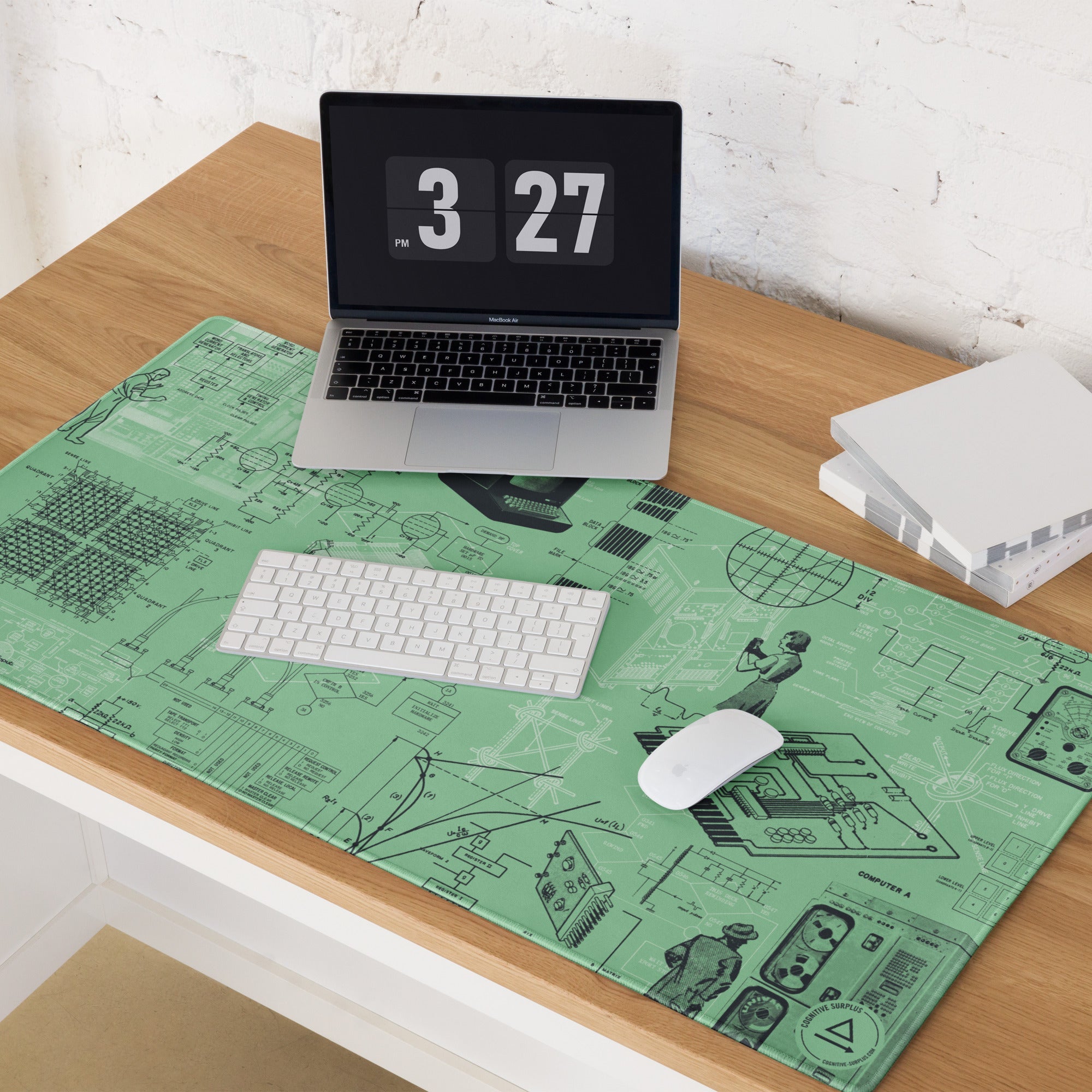 Early Computers Gaming Mouse Pad