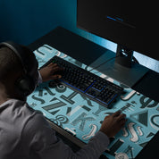 Mathematical Alphabet Gaming Mouse Pad