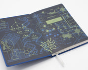 Genetics & DNA A5 Hardcover - Tech Blue