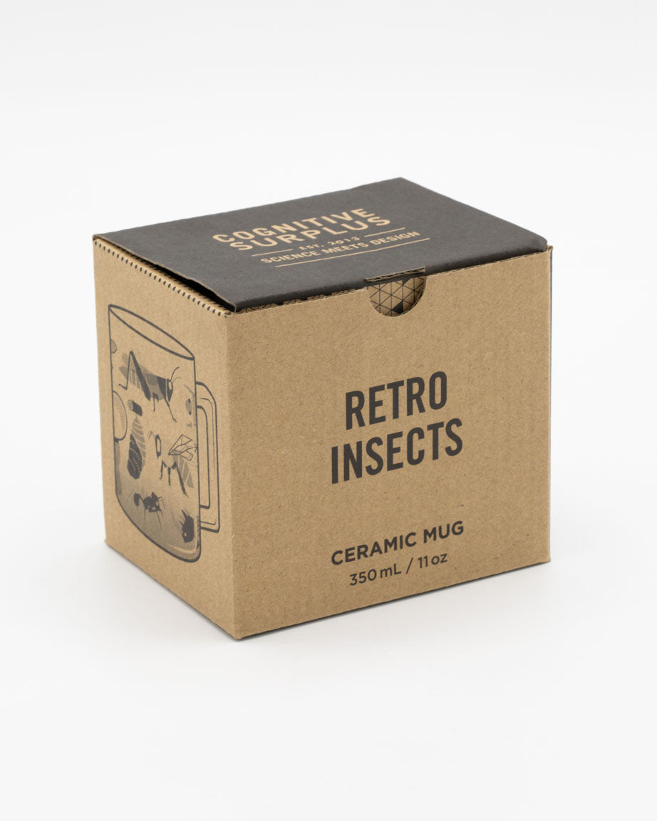 Retro Insects 350 mL Ceramic Mug