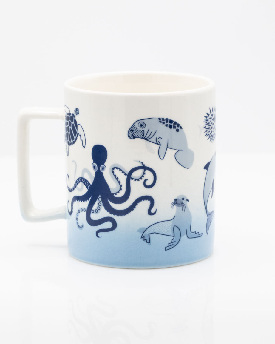 Retro Marine 350 mL Ceramic Mug