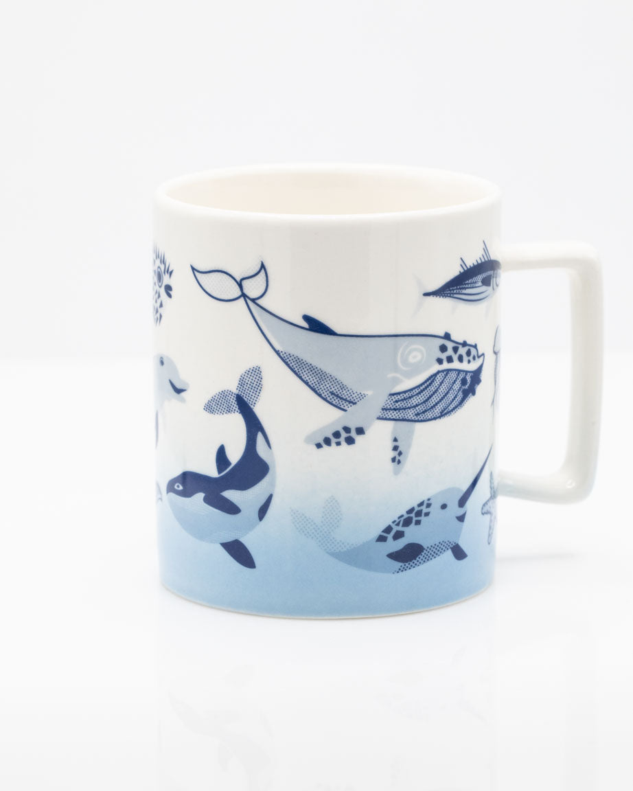 Retro Marine 350 mL Ceramic Mug