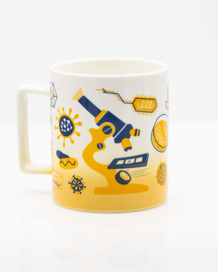 Retro Microbiology 350 mL Ceramic Mug