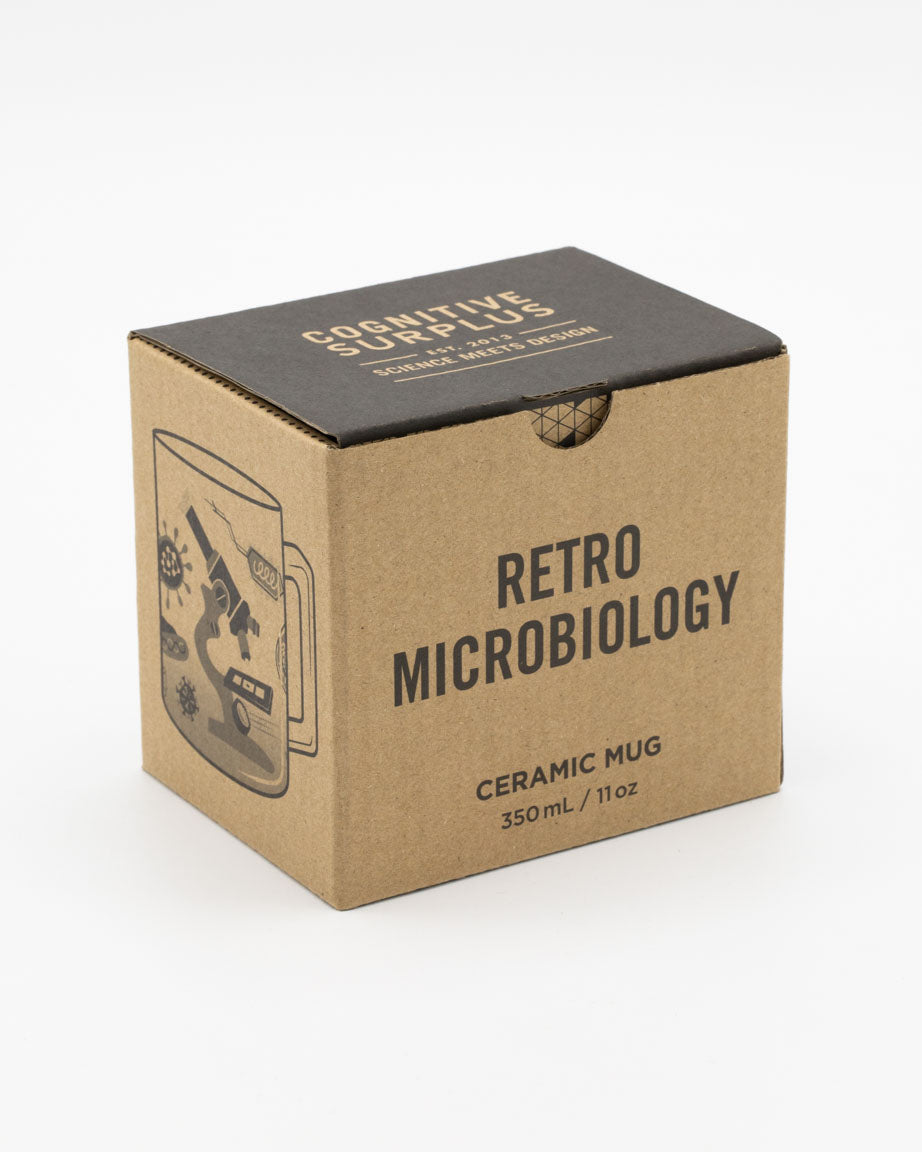 Retro Microbiology 350 mL Ceramic Mug