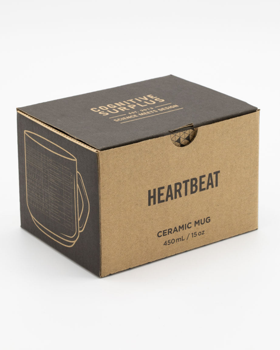 Heartbeat 430 mL Ceramic Mug