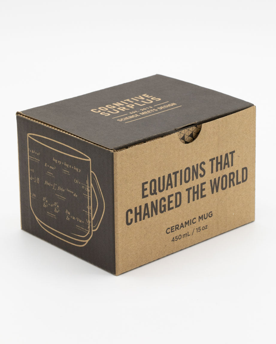 Equations That Changed the World 430 mL Ceramic Mug