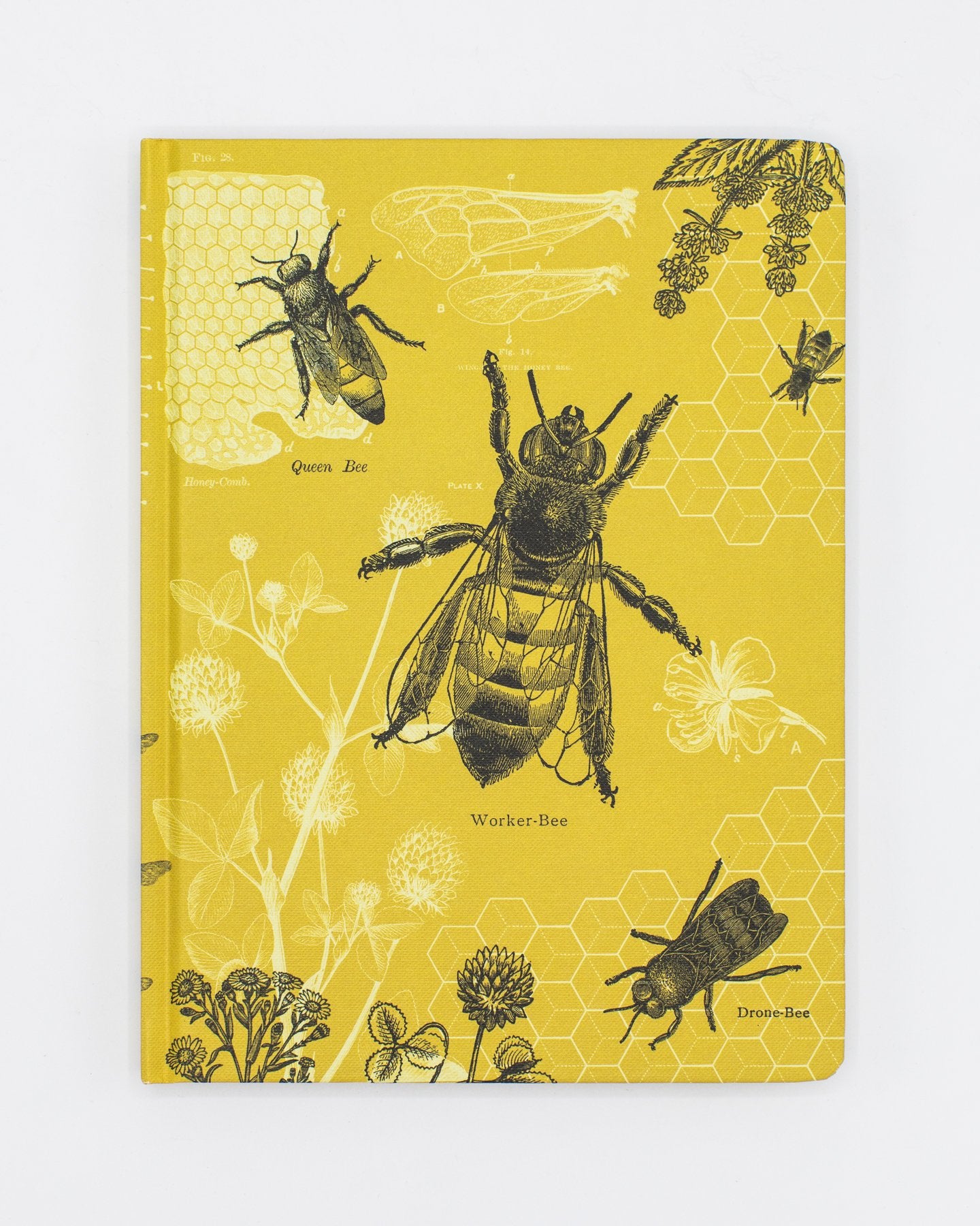Bees Hardcover Notebook  - Dot Grid