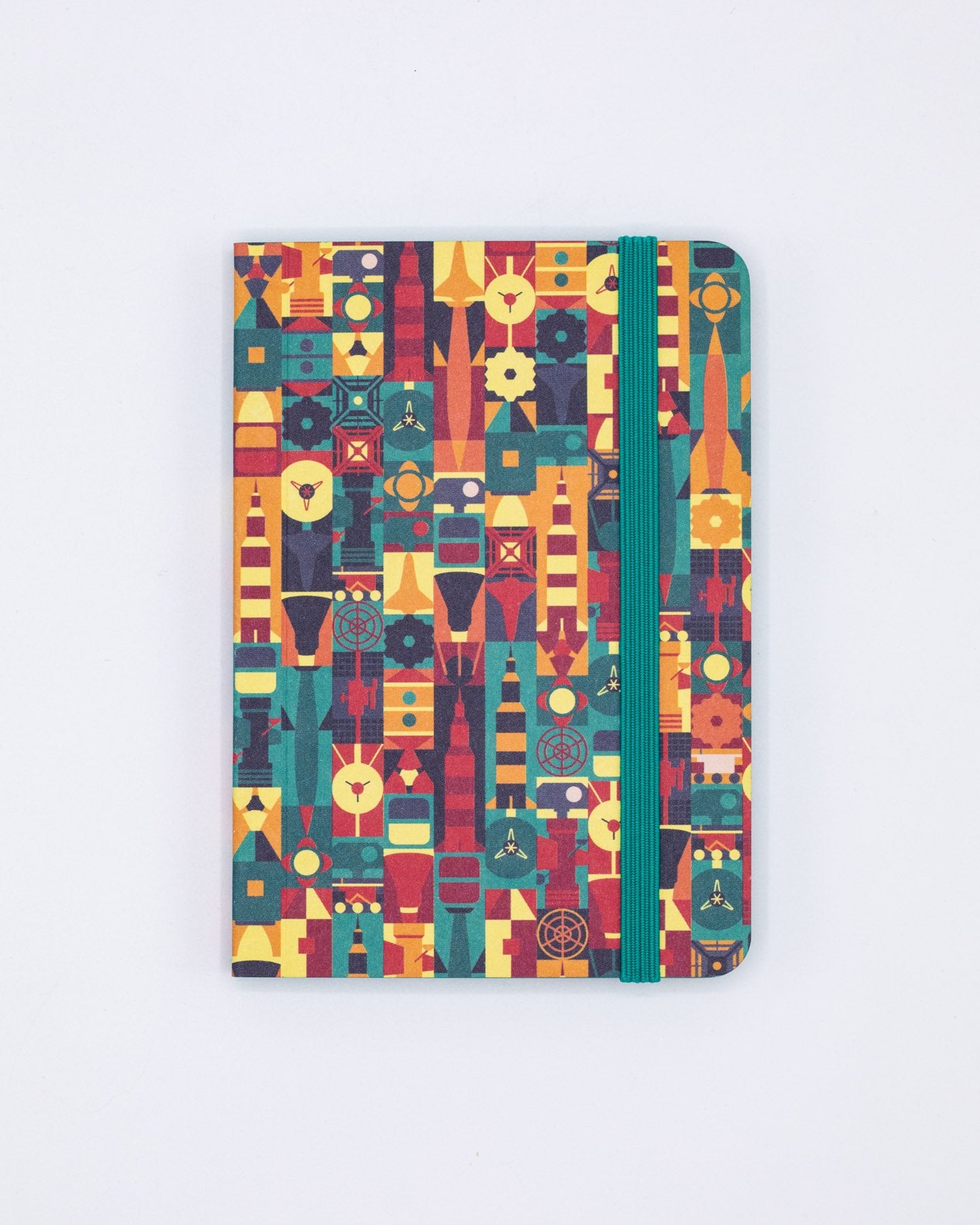 Retro Rockets Observation Mini Softcover Notebook