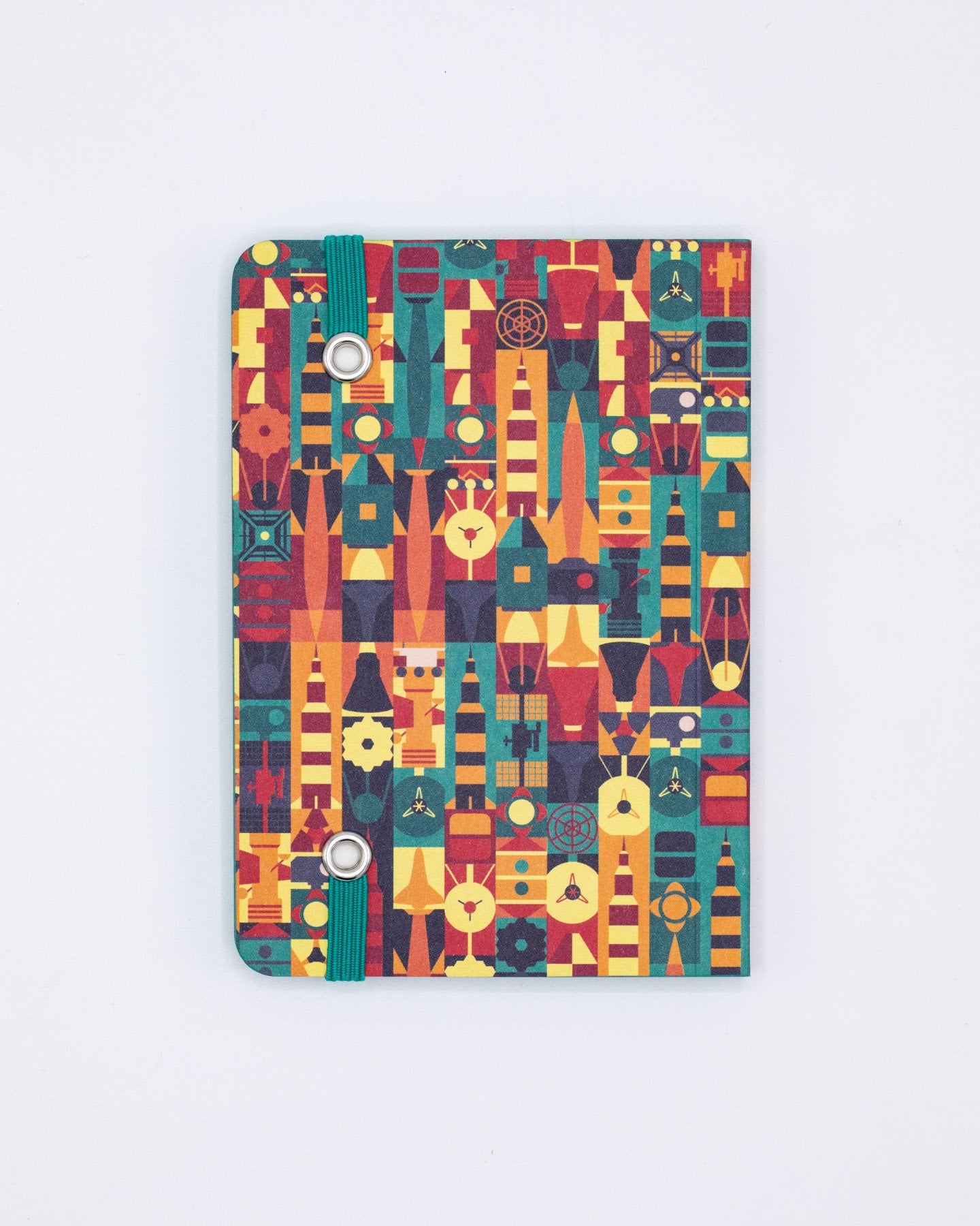 Retro Rockets Observation Mini Softcover Notebook
