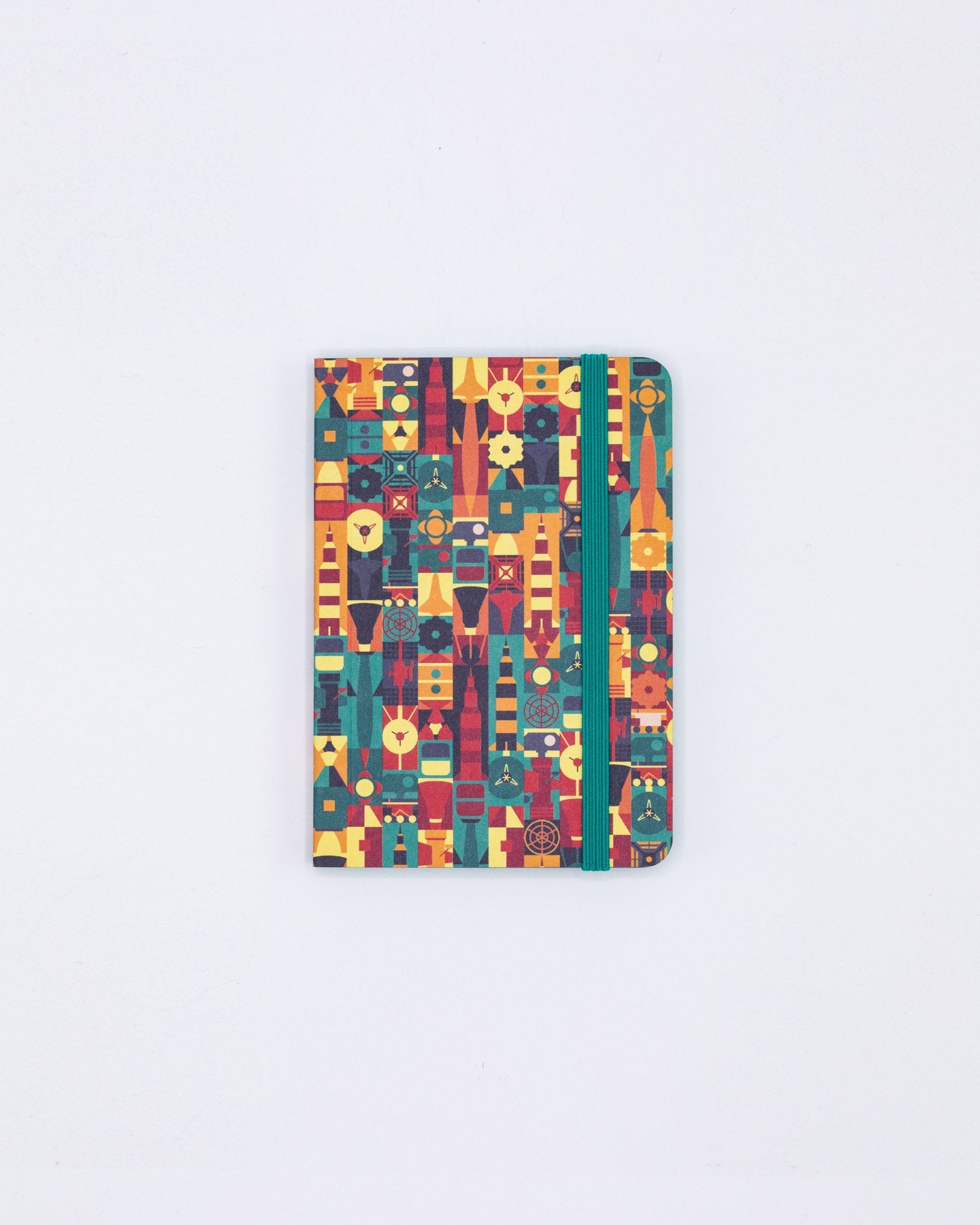 Retro Rockets Observation Mini Softcover Notebook