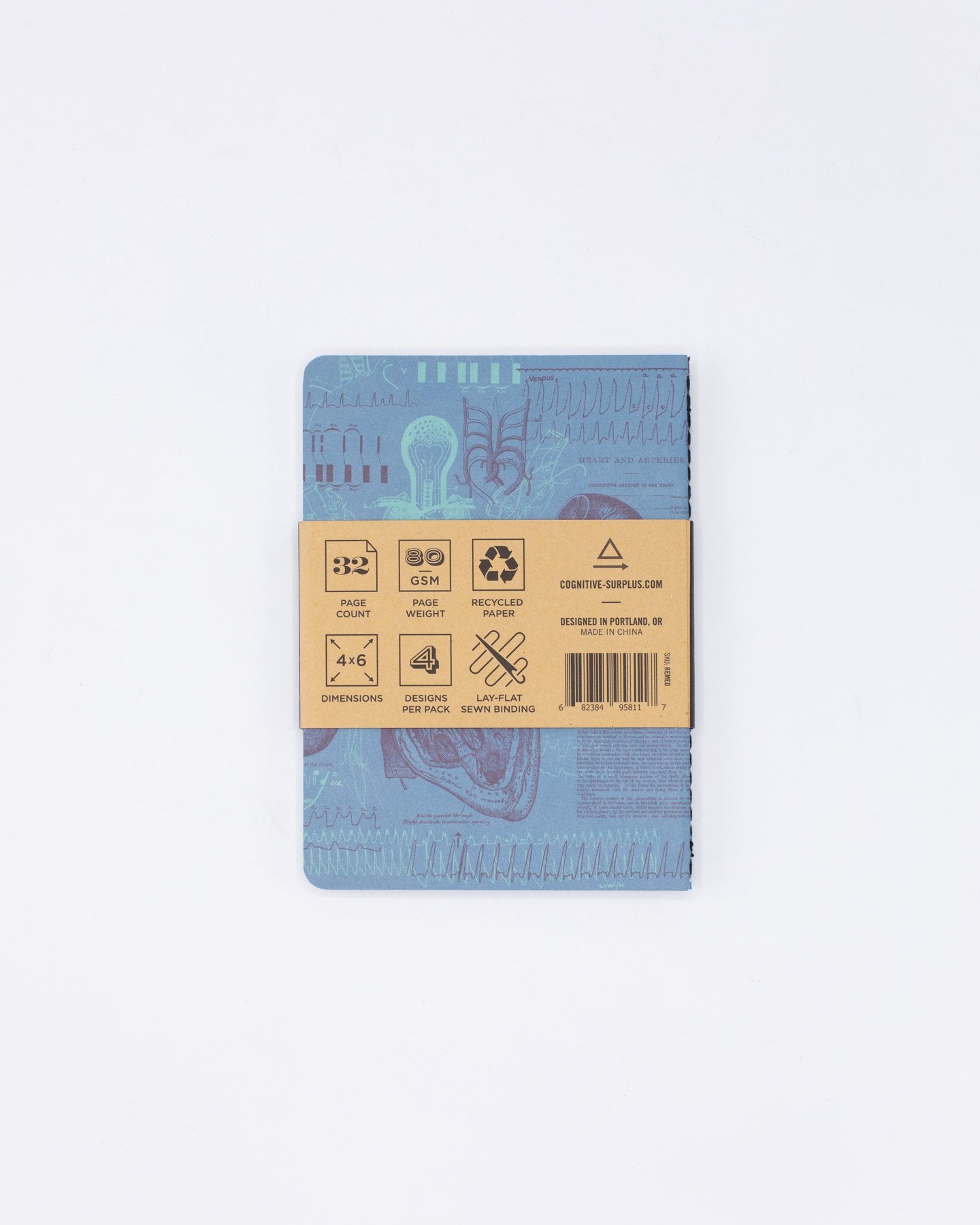 Medicine Pocket Notebook 4-pack