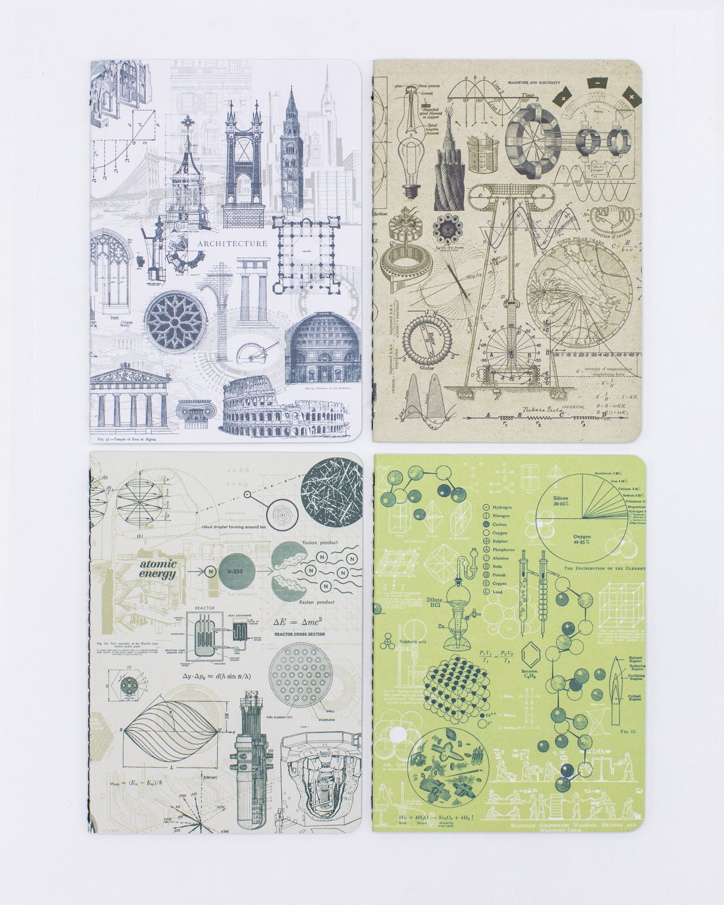 Physical Science Pocket Notebooks 4-pack