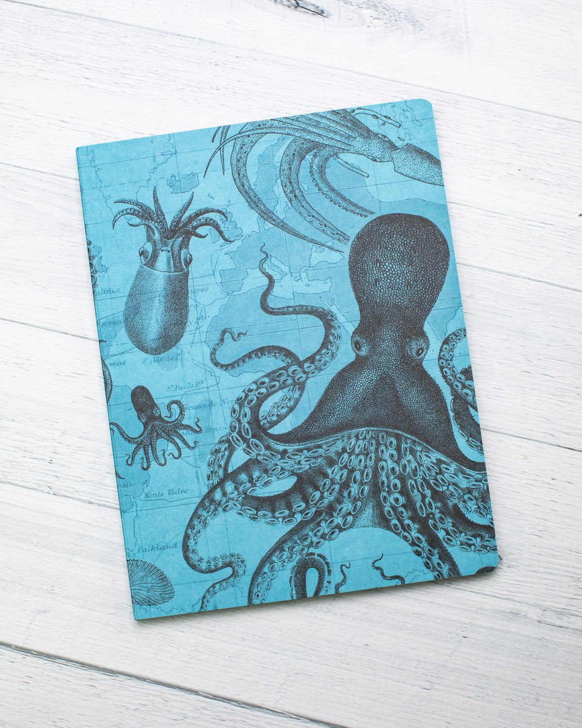 Octopus & Squid Softcover Notebook - Lined