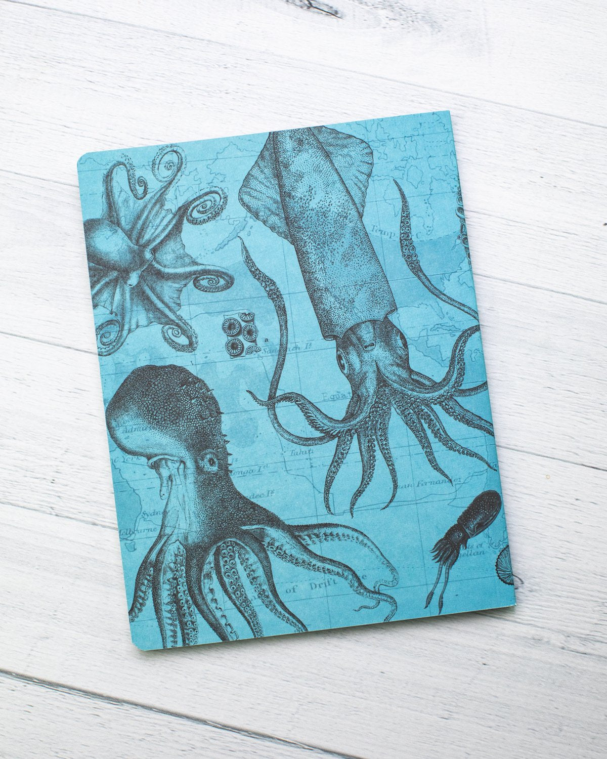 Octopus & Squid Softcover Notebook - Lined
