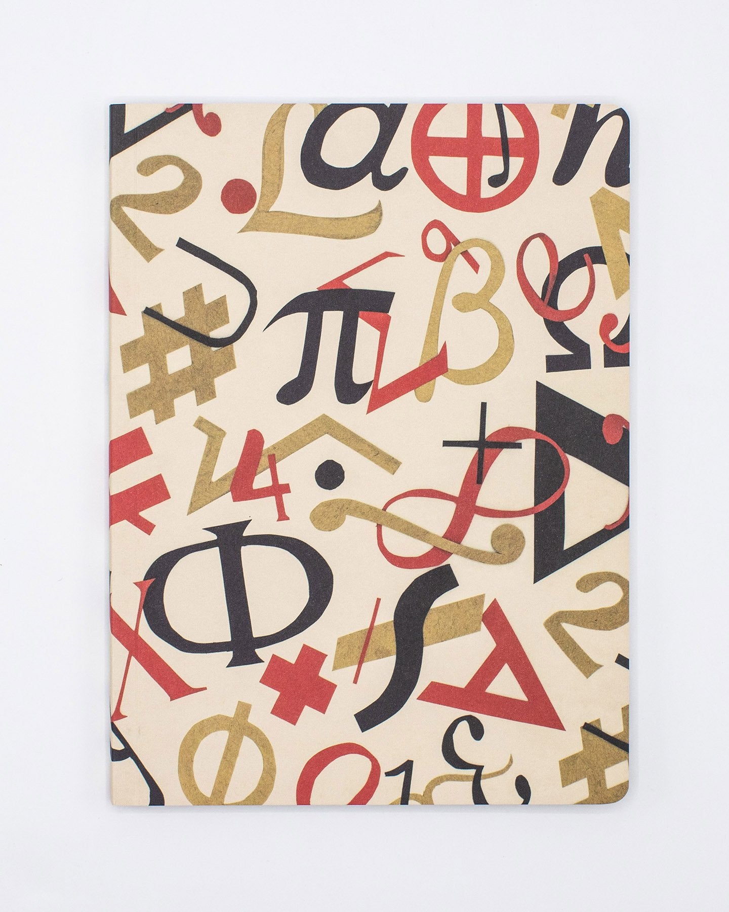 Symbols of Math Softcover Notebook - Dot Grid