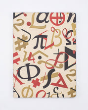 Symbols of Math Softcover Notebook - Dot Grid