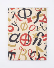 Symbols of Math Softcover Notebook - Dot Grid