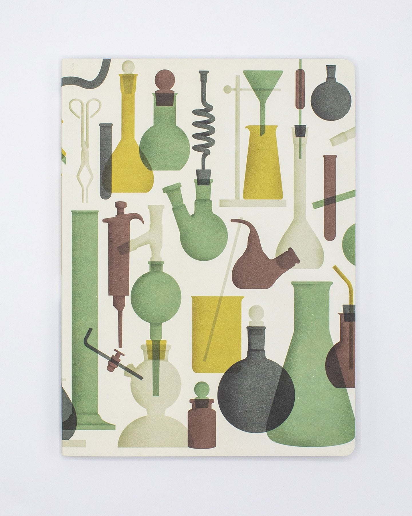 Retro Science Lab Softcover Notebook - Dot Grid