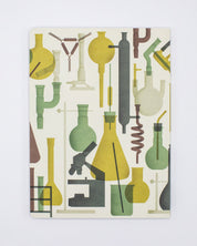 Retro Science Lab Softcover Notebook - Dot Grid
