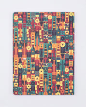 Retro Rockets Softcover Notebook - Lined