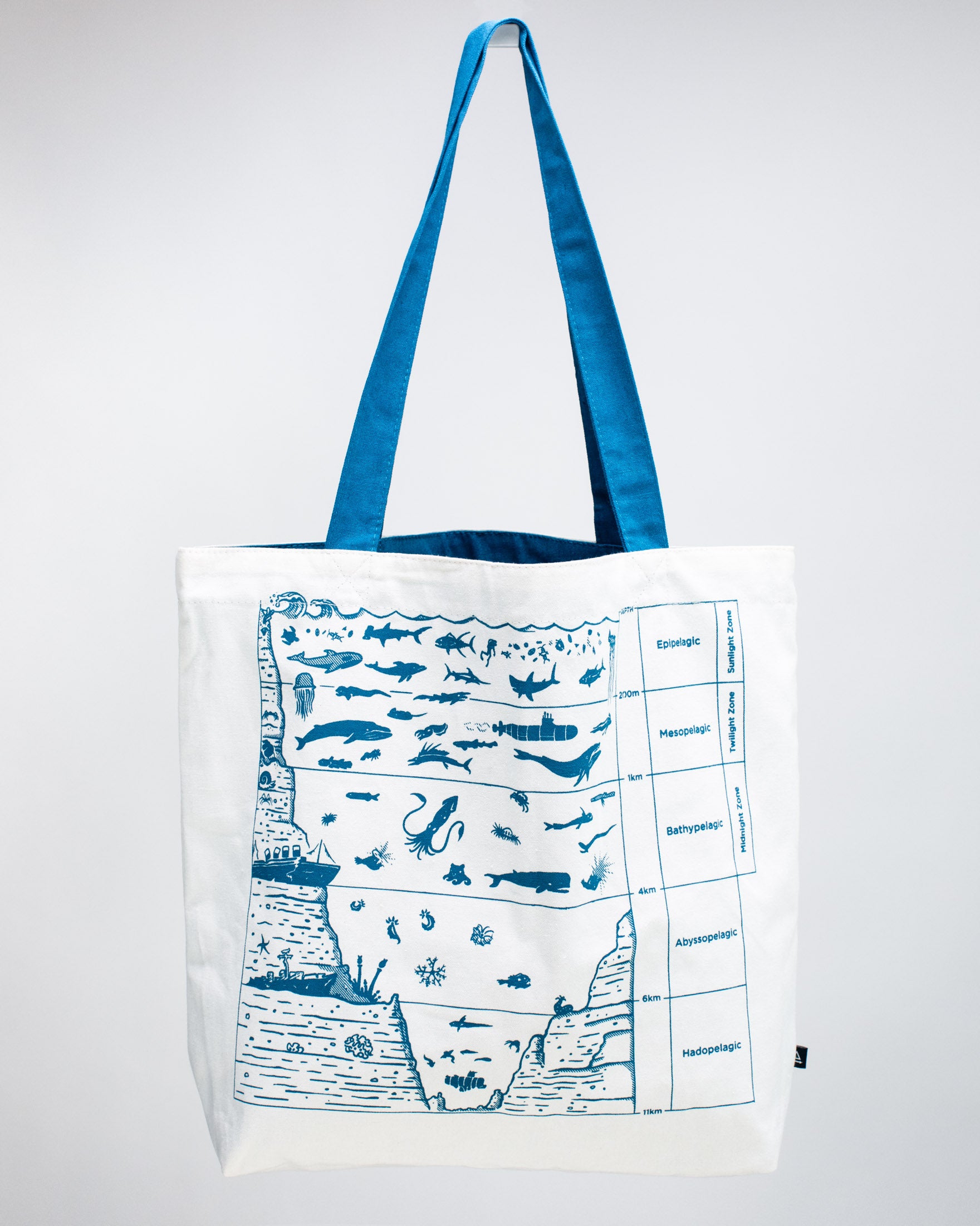 Beneath the Waves Canvas Tote Bag