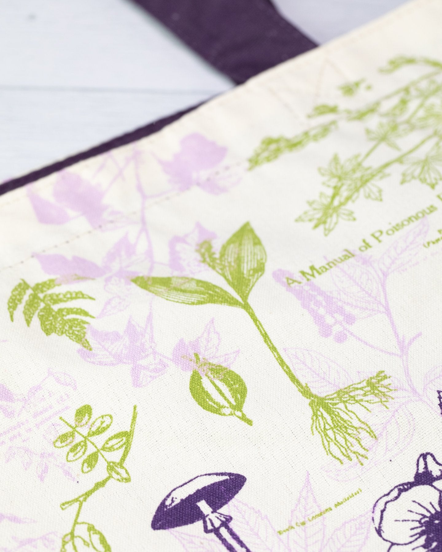 Poisonous Plants Canvas Tote Bag