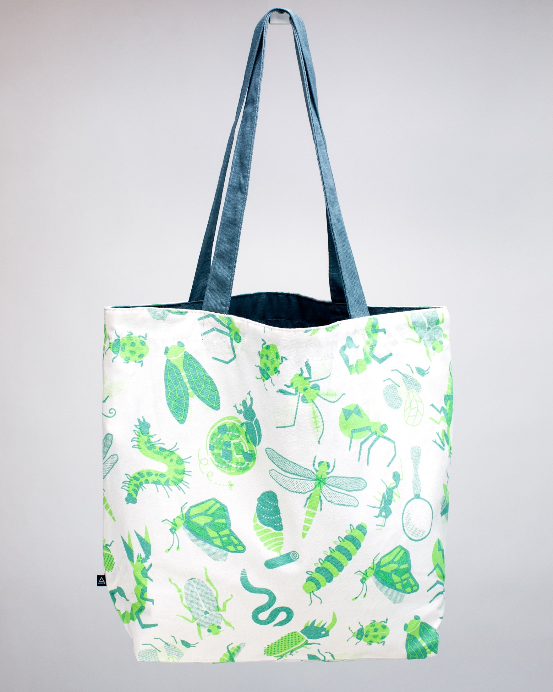 Retro Insects Canvas Tote Bag