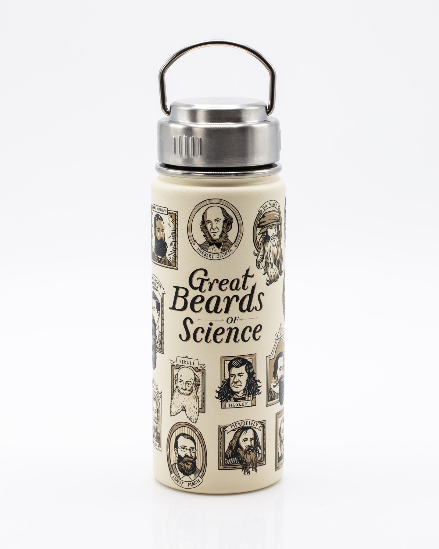 Beards of Science 500 mL Steel Bottle