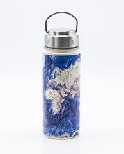 Ocean Terrain World Map 500 mL Steel Bottle