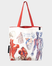 Human Anatomy Canvas Tote Bag