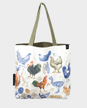 Chickens & Eggs Canvas Tote Bag