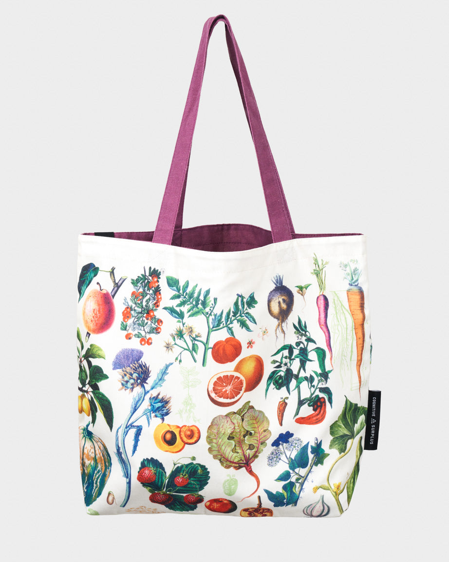 Farmer's Market Canvas Tote Bag