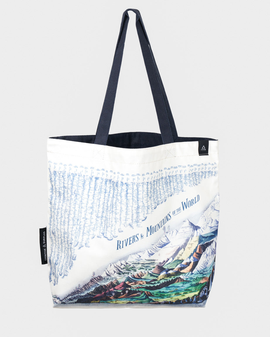 Rivers & Mountains Canvas Tote Bag