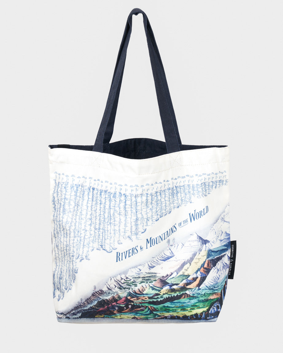 Rivers & Mountains Canvas Tote Bag