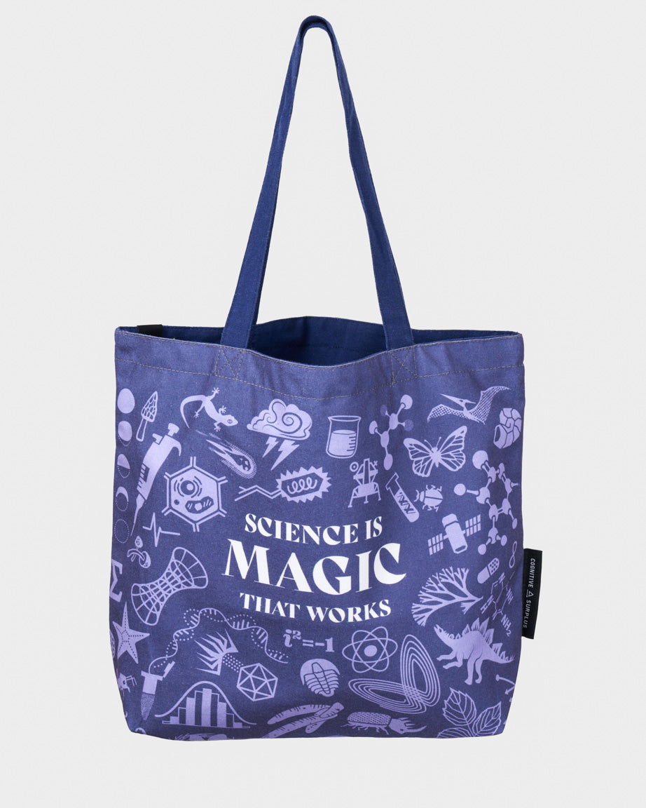 Science is Magic That Works Canvas Tote Bag