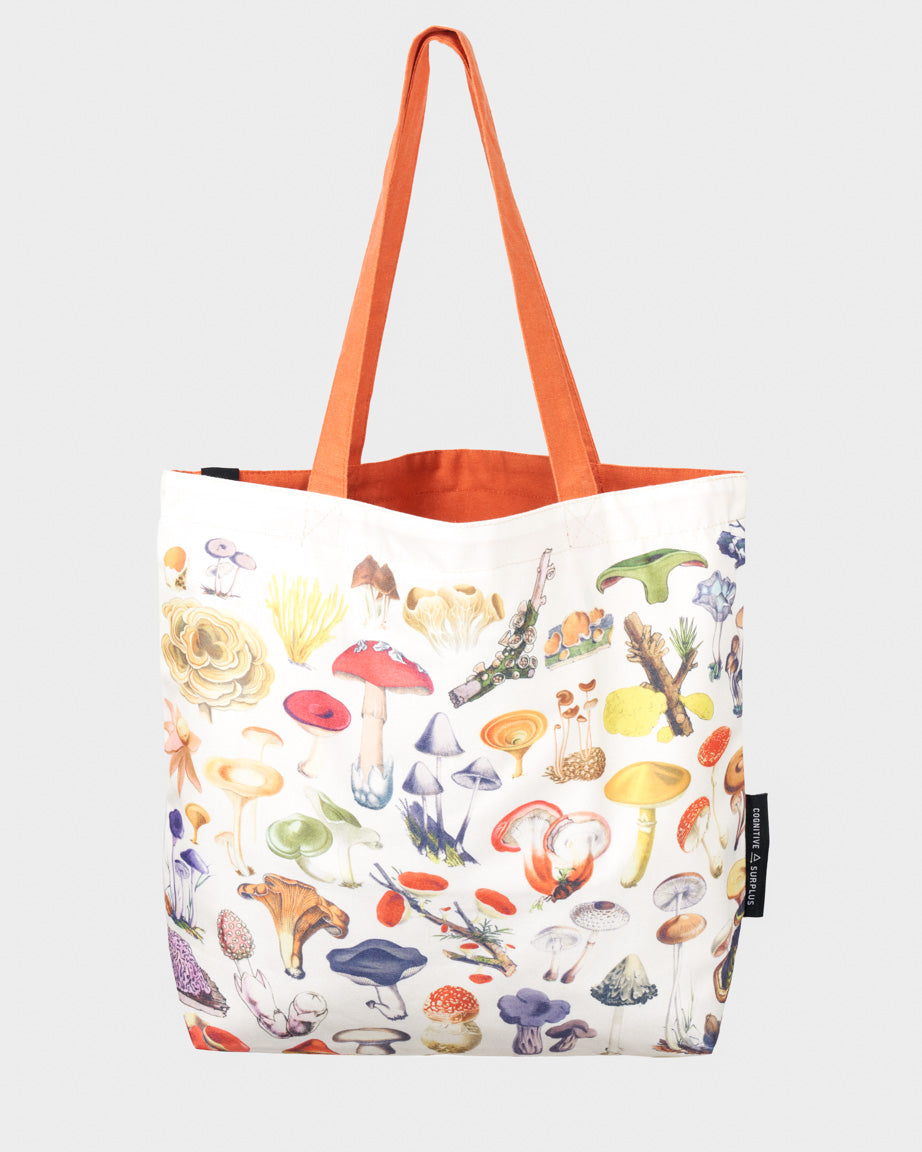 Woodland Mushrooms Canvas Tote Bag