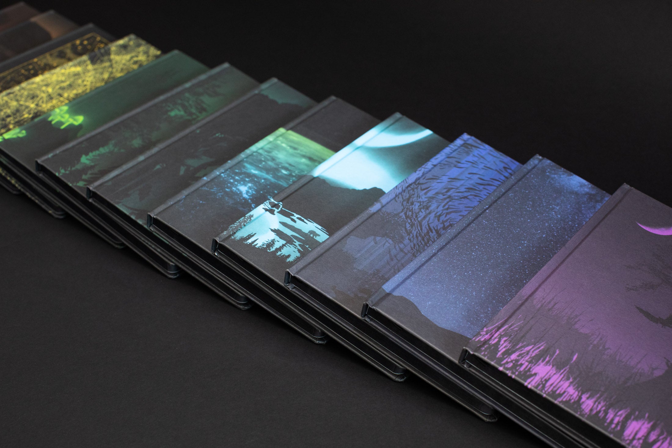 The Dark Matter: Black Paper Notebooks