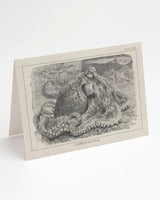 Oktopus Grußkarte