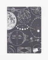 Carnet à couverture souple La Lune - Quadrillage pointillé