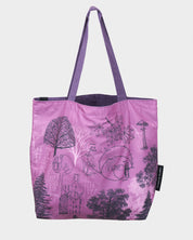 Forest Canvas Shoulder Tote Bag