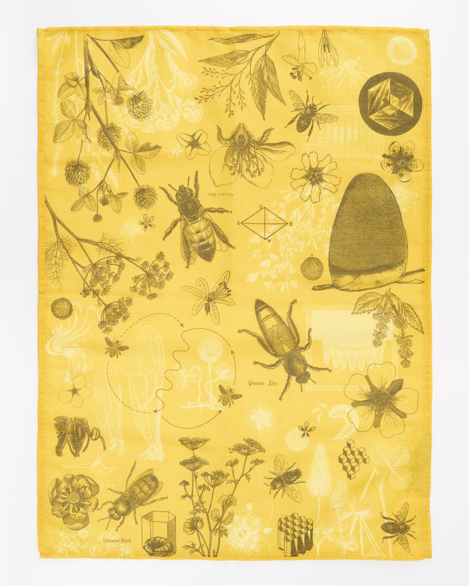 Honey Bee Tea Towel